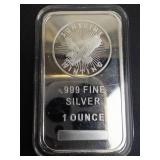 1 oz.999 silver bar
