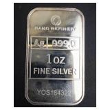 1 oz.999 silver bar