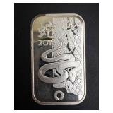 1 oz.999 silver bar