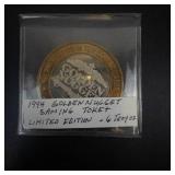 1994 Golden Nugget limited edition gaming token  approx .6 troy oz