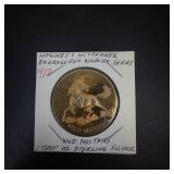 Longines & Wittnauer Wildlife Series gold plated 1 oz sterling , Wild Mustang