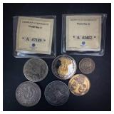 1 bag of misc. tokens