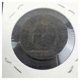 1820 Large Cent, 20 over 19