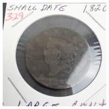 1820 Large Cent, normal date