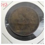 1834 Large Cent, Lg 8 sm stars