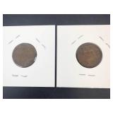 1880, 1882 Indian Head Cents