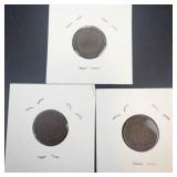 1884, 1885, 1886 Indian Head Cents