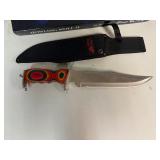Frost Cutlery Howling Wolf II 16 1/2' Bowie Stainless Steel Blade, Frost Wood Handle