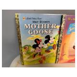 Little Golden Books - Bambi, Three Little Pigs, Mother Goose and The Sorcerer's Apprentice