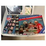 Vintage VCR Pro Football and Quarter Back Games