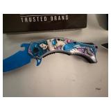 ElitEdge Gray Shark Abs Folder 4 3/4' Closed (Retail $36.95) and ElitEdge Mermaid Assist 4 1/2' Closed (Retail $32.95)