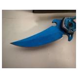 ElitEdge Gray Shark Abs Folder 4 3/4' Closed (Retail $36.95) and ElitEdge Mermaid Assist 4 1/2' Closed (Retail $32.95)
