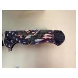 ElitEdge American Flag/Eagle Snapshot 4 3/4' Closed (Retail $36.95)