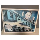 '1952 Lionel Trains' Tin Sign (1993 Production Date) 16 1/2' x 12 1/2'