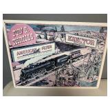 '1949 Fun & Thrills American Flyer and Erector' Tin Sign (1993 Production Date) 16 1/2' x 12 1/2'