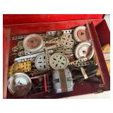 Vintage Erector Set ' The World's Greatest Toy' in Metal Box