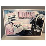 '1950 Lionel Golden Anniversary Year' Tin Sign (1993 Production Date) 16 1/2' x 12 1/2'
