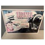 '1950 Lionel Golden Anniversary Year' Tin Sign (1993 Production Date) 16 1/2' x 12 1/2'