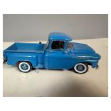 1958 Chevy Apache Pickup Truck Blue - Danbury Mint 1/24 Diecast