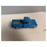 1958 Chevy Apache Pickup Truck Blue - Danbury Mint 1/24 Diecast