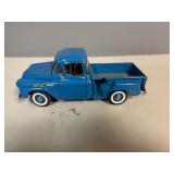 1958 Chevy Apache Pickup Truck Blue - Danbury Mint 1/24 Diecast