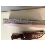 Chipaway Cutlery Sunflower II Knife Genuine Bone Handle 12' Overall