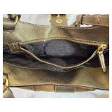 PRADA Shoulder Bag, Tobacco and Bronze, Nylon and Leather Includes Authenticity Card, Product Tag and Dust Bag - Excellent Condition