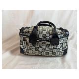 Vintage Givenchy Canvas and Leather Boston Bag
