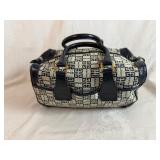 Vintage Givenchy Canvas and Leather Boston Bag