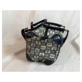 Vintage Givenchy Canvas and Leather Boston Bag