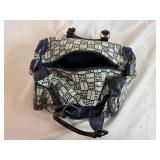Vintage Givenchy Canvas and Leather Boston Bag