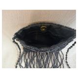 Three Vintage Small Beaded Bags (Moyna, Noir)