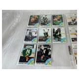 Minnesota North Stars Full Zip Sweatshirt (Size Medium) and Seventeen Minnesota North Stars Trading Cards