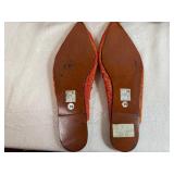 Traditional South Asian Ornate Shoes with Intricate Embroidery ~ Size 8 1/2 US