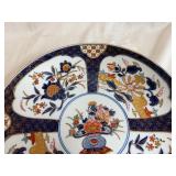 Vintage Imari Hand Painted 12' Collector Plate 1940's Japan