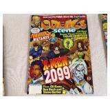 Three Vintage Comic Books and Two Exalted Storyteller's Companion Book and Folder