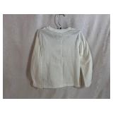 Ralph Lauren Girls 4/4T Ivory Polo Bear Long Sleeve Top. Never Warn.  Retail Prize $121
