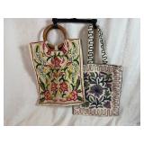 Vintage Handmade Kashmiri Crewel Embroidered Handbags