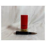 Shot Gun Shell Timer (works) and Large Caliber Marine Corps Bottle Opener