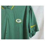 Green Bay Packers Nike Dri Fit Collared Shirt 4 XL.  Never worn.