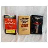 Three Vintage Paperback Novels: Lady Chatterley's Lover, Indecent Exposure and Aphros