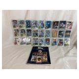 Twins Baseball Cards (Qty 27) and 1989 MN Twins Topps Baseball Card Book