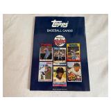 Twins Baseball Cards (Qty 27) and 1989 MN Twins Topps Baseball Card Book