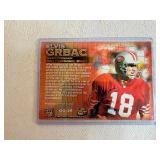 Oversized Football Cards in Protective Packs (Qty 10)