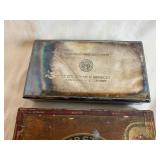 Three Unique Storage Boxes: Us Marines, Webster Cigars and Havana Brown Cigars