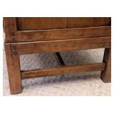 Vintage Oak 3-Drawer Side Table