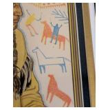 Lazy Boy-Medicine Man Print, Glacier National Park, Framed