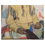 Lazy Boy-Medicine Man Print, Glacier National Park, Framed
