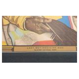 Lazy Boy-Medicine Man Print, Glacier National Park, Framed
