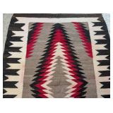 Navajo Woven Textile Rug - 66 x 33 in